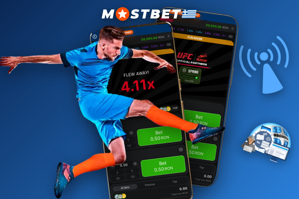 Mostbet Aviator demo σε κινητό με ένδειξη demo balance και μετάβαση σε πραγματικό λογαριασμό