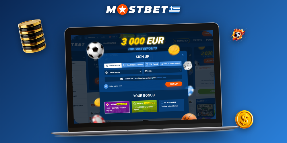 Νέος Mostbet λογαριασμός σε desktop και mobile με lobby καζίνο