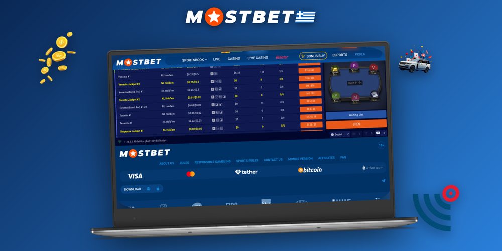 Mostbet online σε desktop και κινητό με ζωντανά αθλητικά γεγονότα και slots